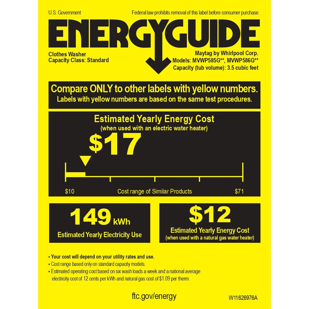 Maytag 27 in. 3.5 cu. ft. Top Load Washer with Dual-Action Agitator & Power Wash Cycle - White, , hires