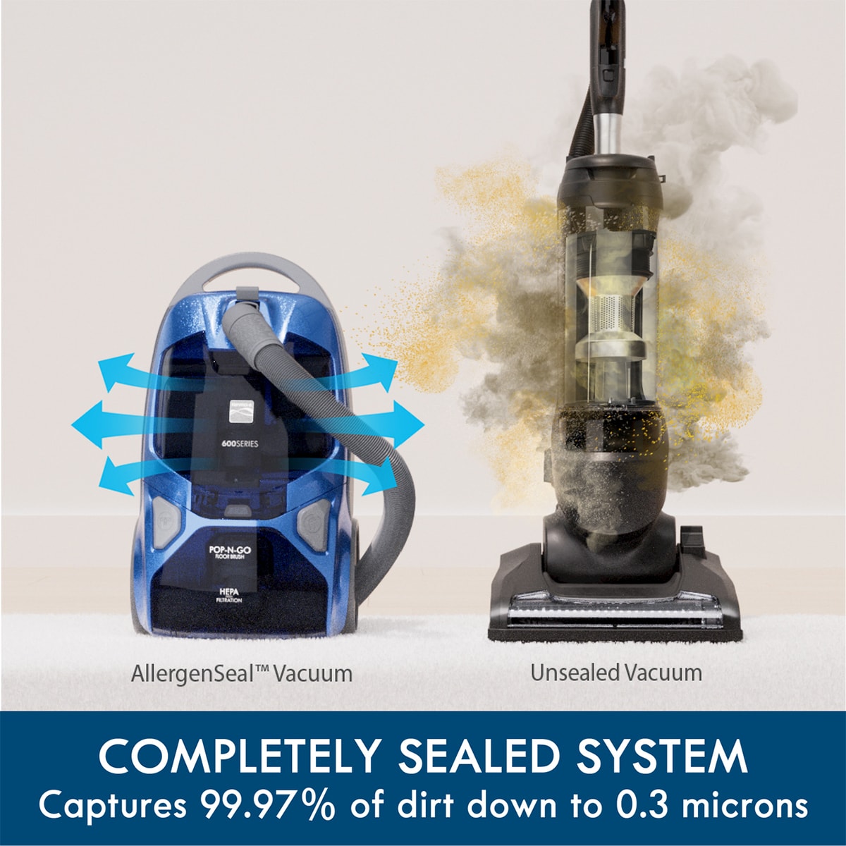 Kenmore POP-N-GO Pet Canister Vacuum with HEPA Filter & 4 Additional Tools, , hires