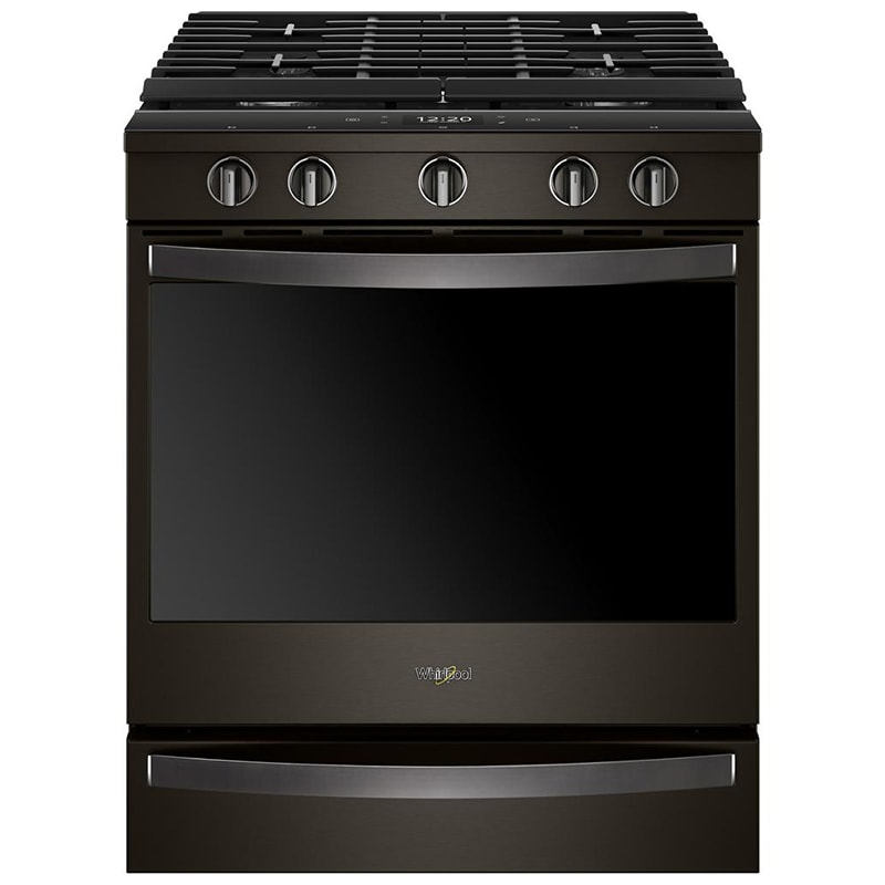 Whirlpool 30" SlideIn Gas Range with 5 Sealed Burners, Griddle, 5.8 Cu