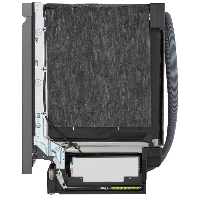 LG 24 in. Top Control Smart Dishwasher with 46 dBa Sound Level, 3rd-Rack, Dynamic Heat Dry & Pocket - PrintProof Black Stainless Steel, PrintProof Black Stainless Steel, hires