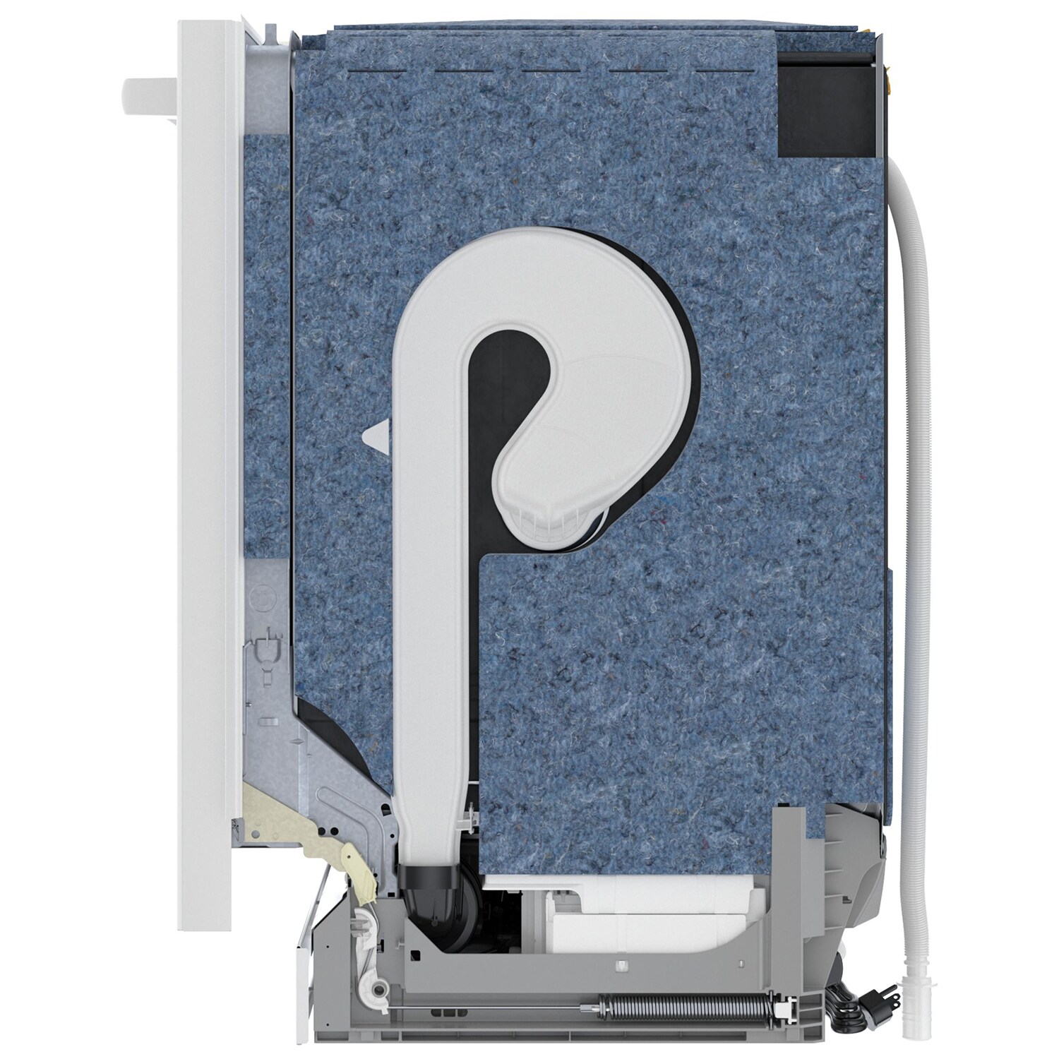 Bosch 800 Series 24 in. Top Control Smart Dishwasher with 42 dBa Sound Level, 3rd-Rack & CrystalDry - White, White, hires