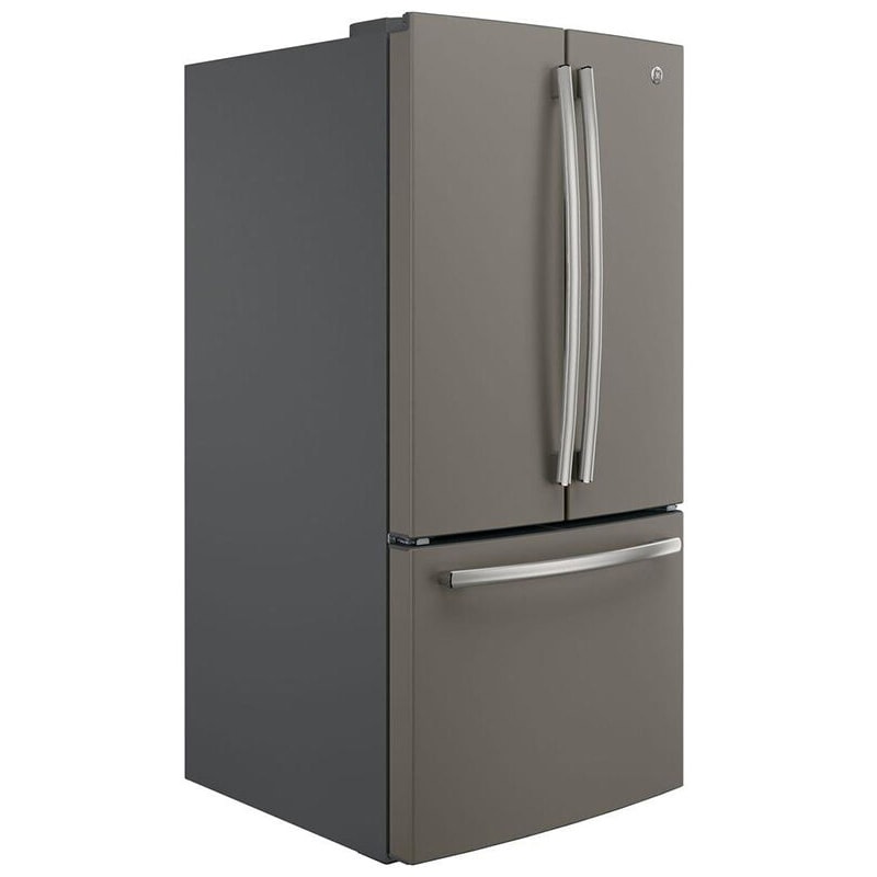 GE 33 in. 24.7 cu. ft. French Door Refrigerator with Internal Water Dispenser - Fingerprint Resistant Slate, Slate, hires