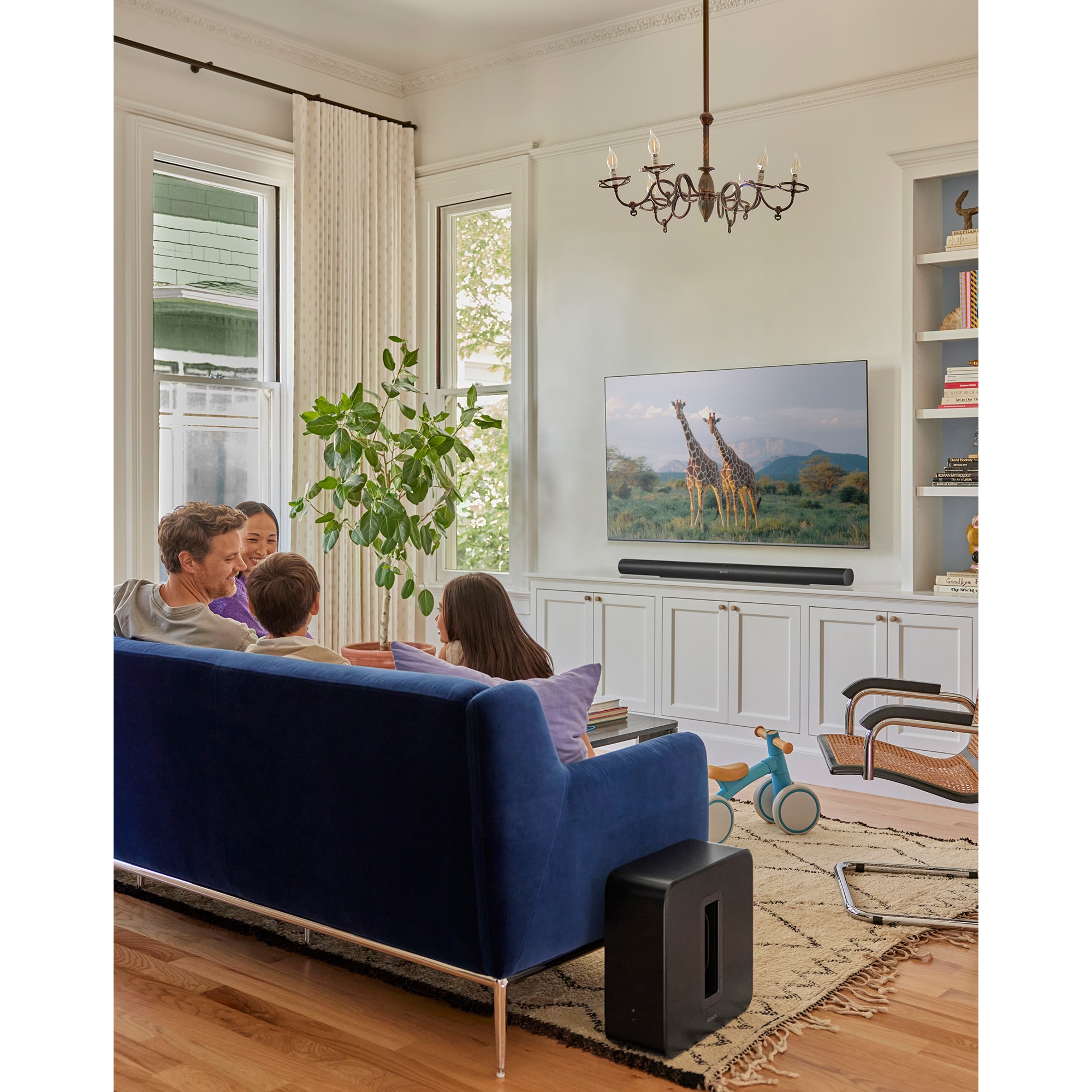 Sonos Sub 4 Wireless Subwoofer - Black, Black, hires