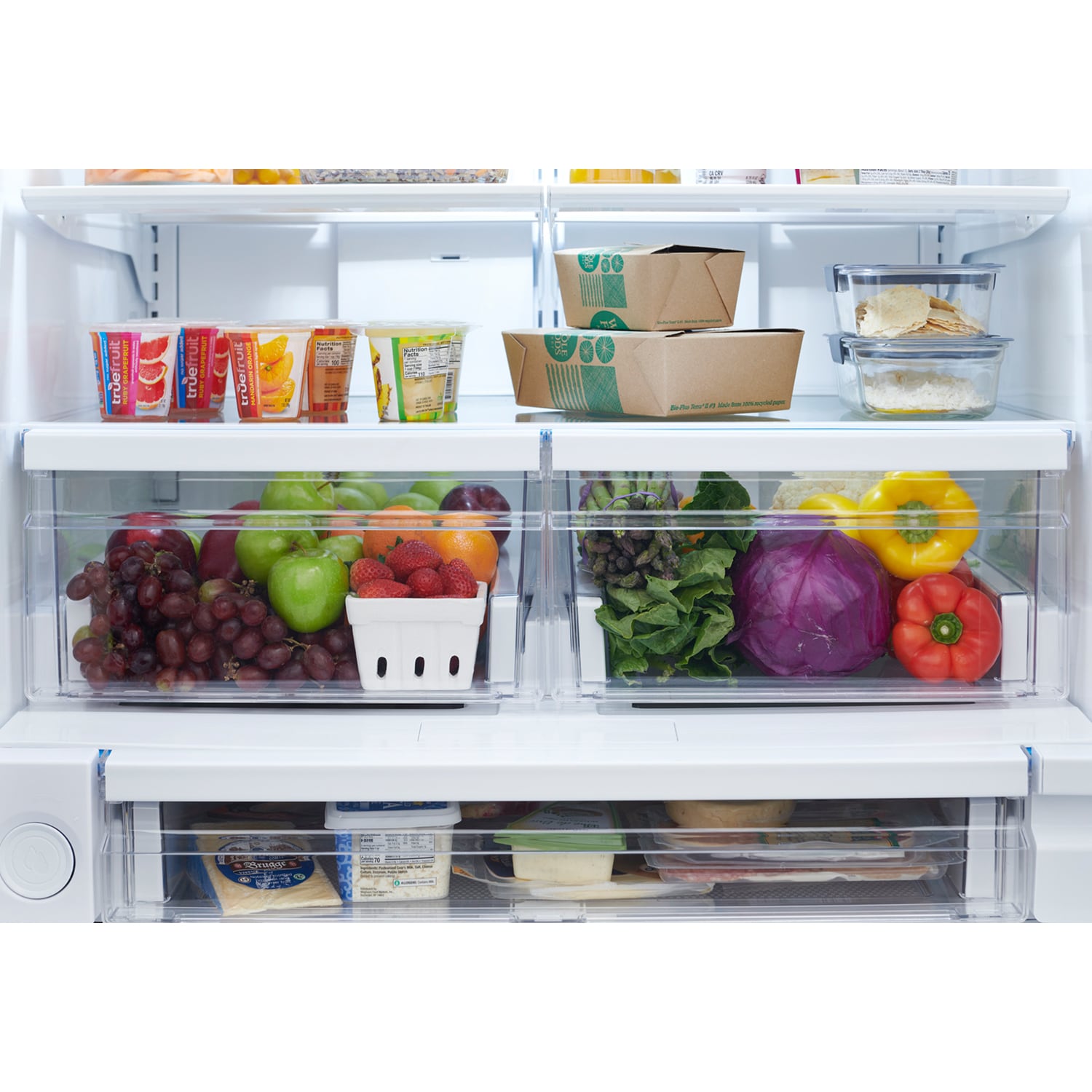Frigidaire 36 in. 28.8 cu. ft. French Door Refrigerator with Internal Water Dispenser - Stainless Steel, , hires