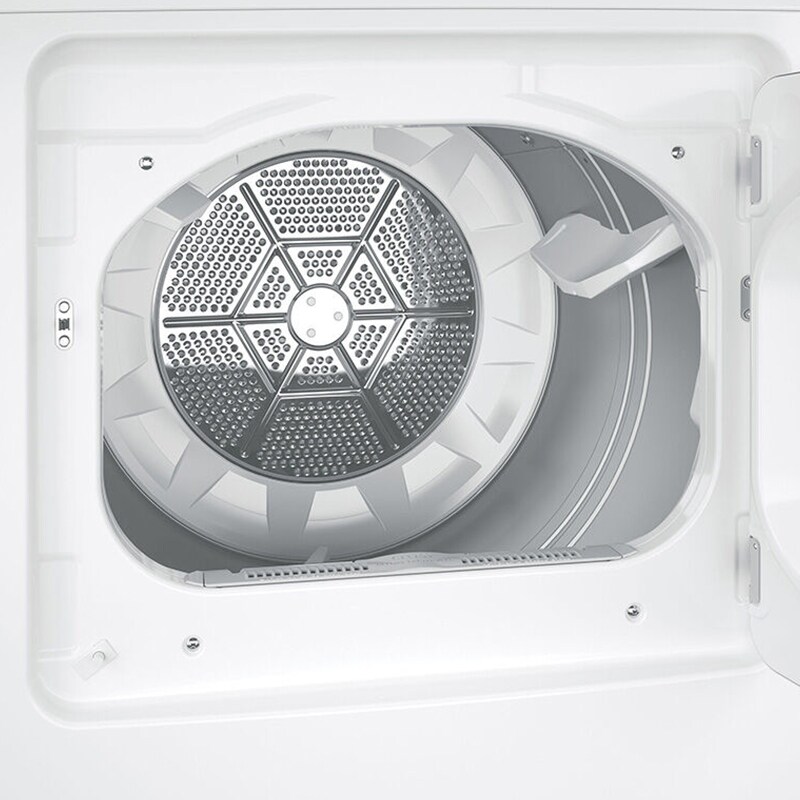 GE 27 in. 6.2 cu. ft. Gas Dryer with Aluminized Alloy Drum - White, , hires