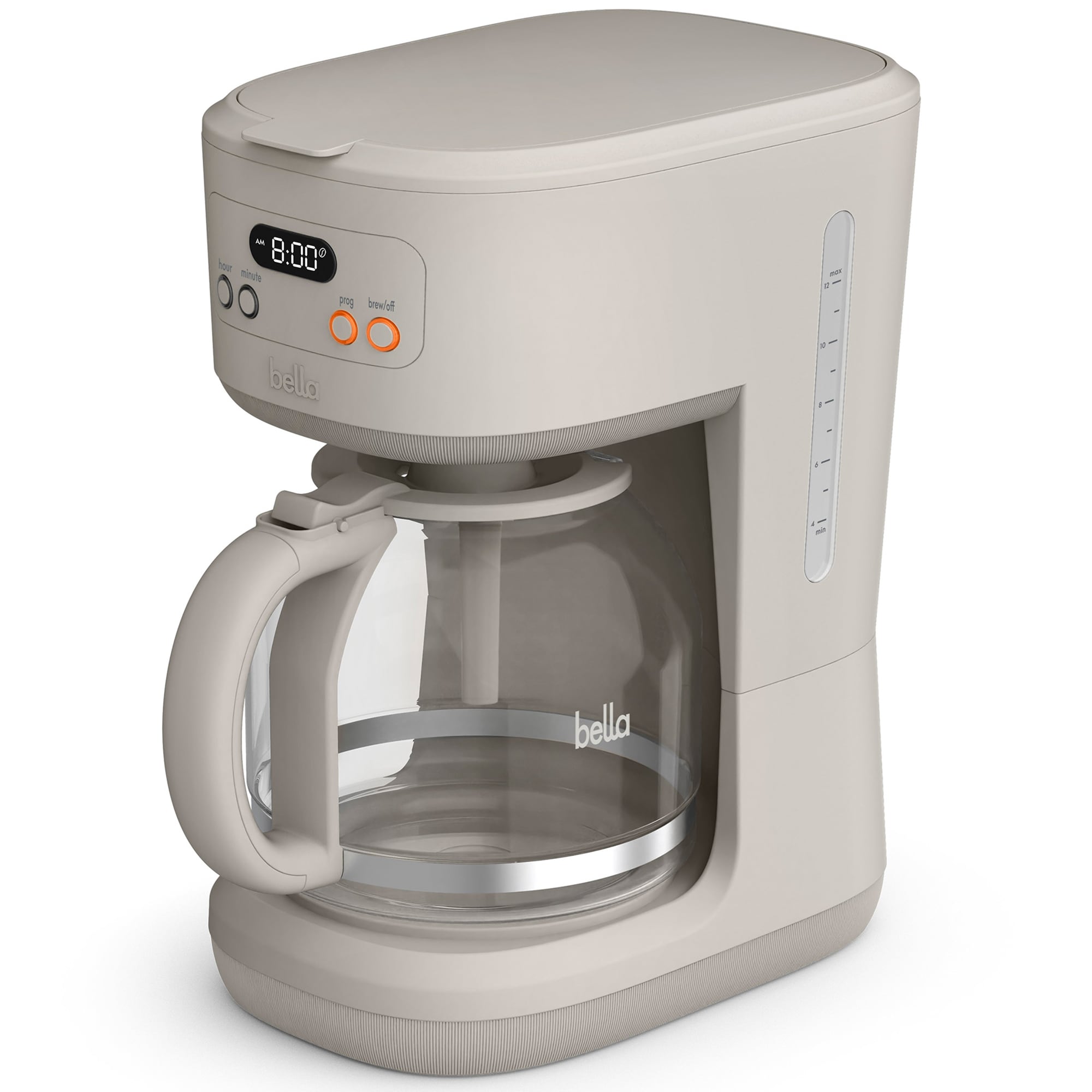 Bella 12-Cup Programmable Coffee Maker - Oatmilk, , hires