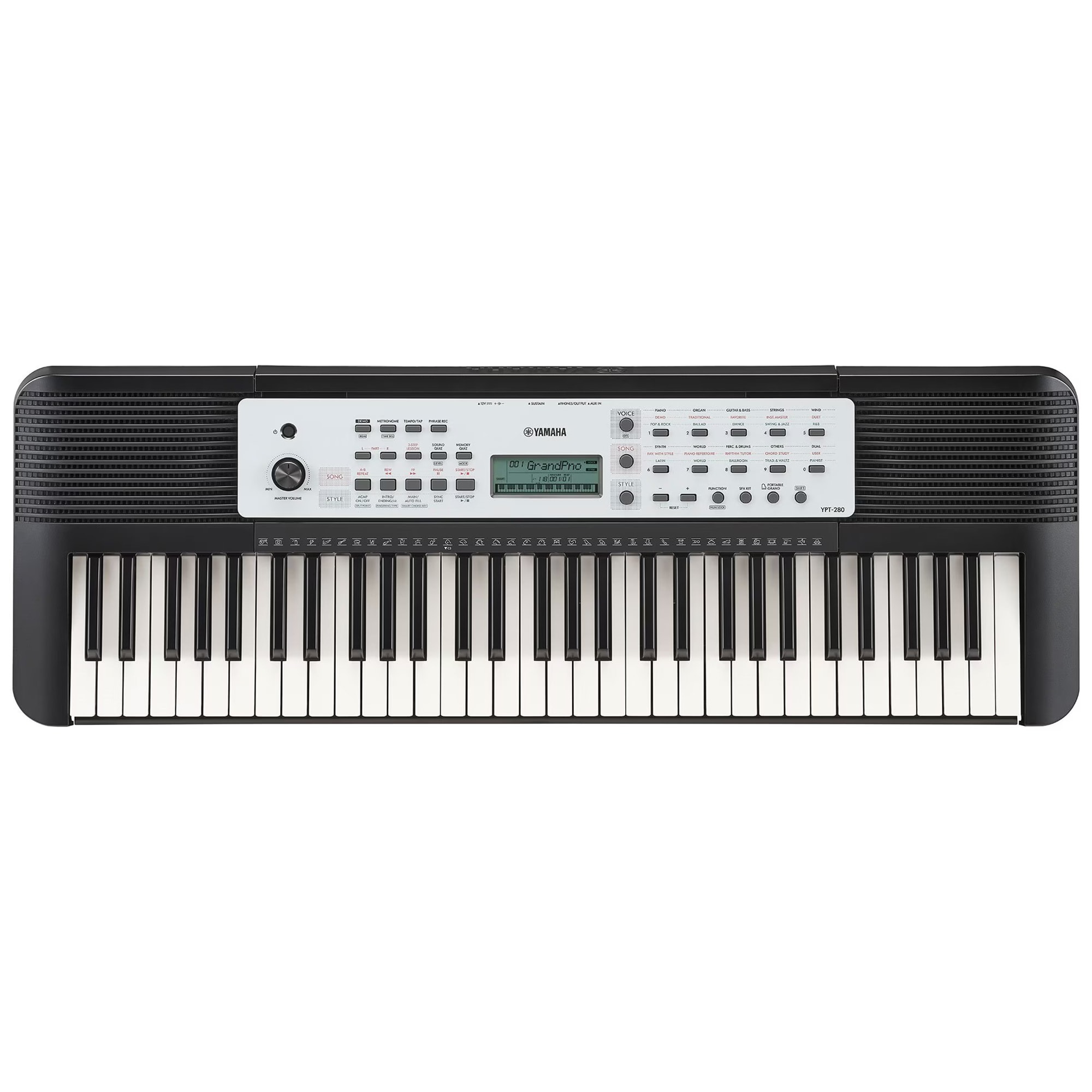 Yamaha 61-Key Beginners Portable Keyboard - Black, , hires