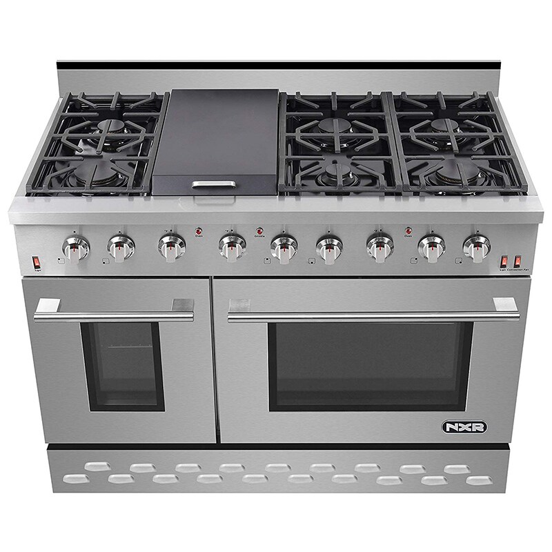NXR 48 in. 7.2 cu. ft. Convection Double Oven Freestanding Gas Range