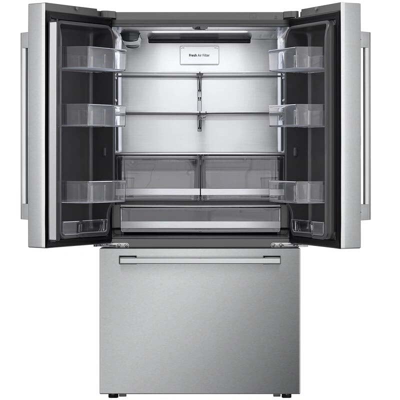 LG Studio 36 in. 26.5 cu. ft. Smart Counter Depth French Door Refrigerator with Internal Water Dispenser - PrintProof Stainless Steel, PrintProof Stainless Steel, hires
