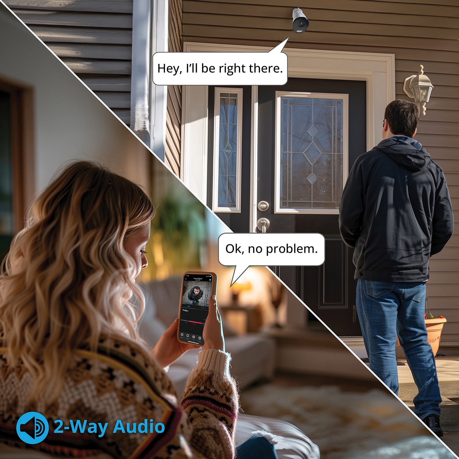 Night Owl - 8-Channel, 4-Camera Indoor/Outdoor Plug-In Wi-Fi IP 4K 64GB Security System - White - White, , hires