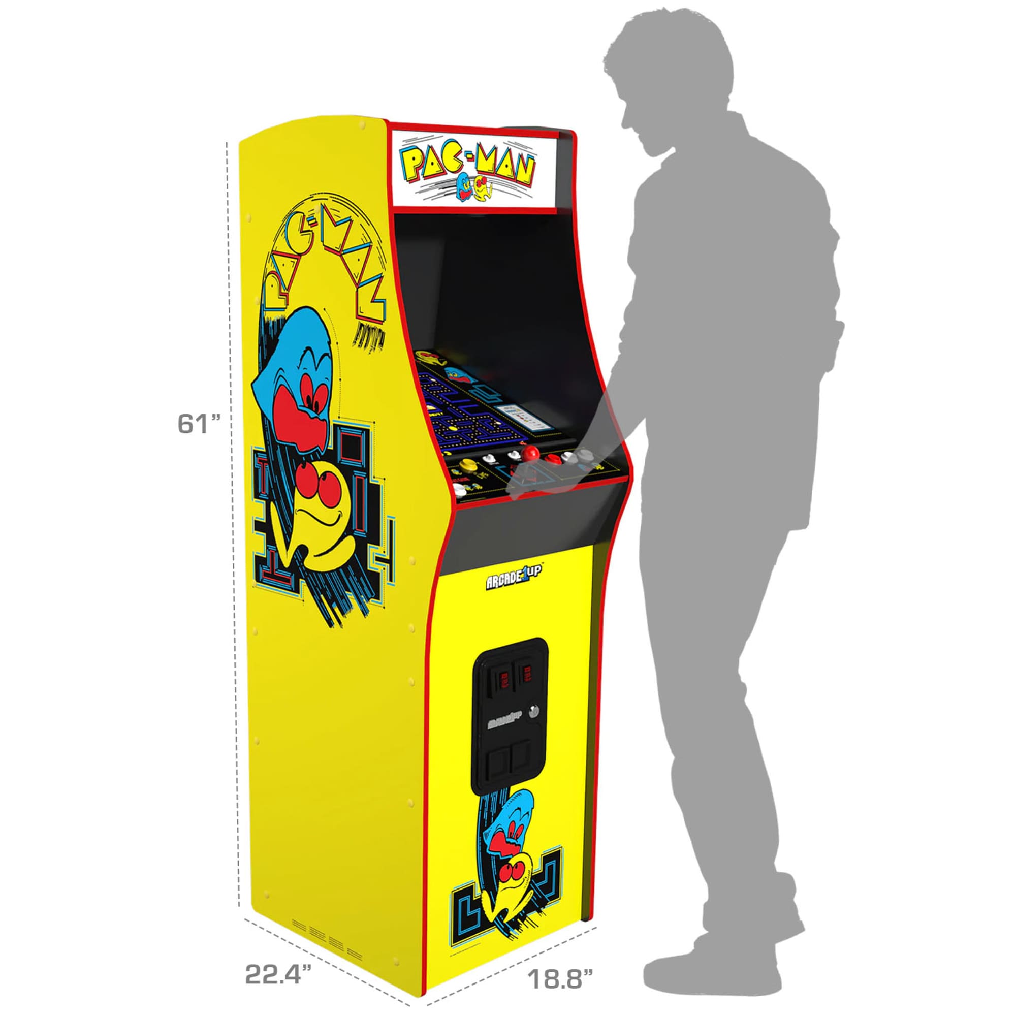 Arcade1up Pac-Man Deluxe Arcade Game, , hires