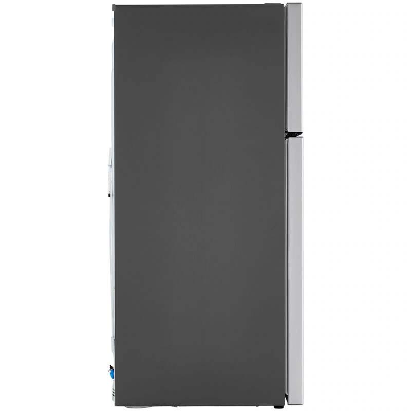 LG 33 in. 23.8 cu. ft. Top Freezer Refrigerator with Internal Water Dispenser - Stainless Steel, , hires