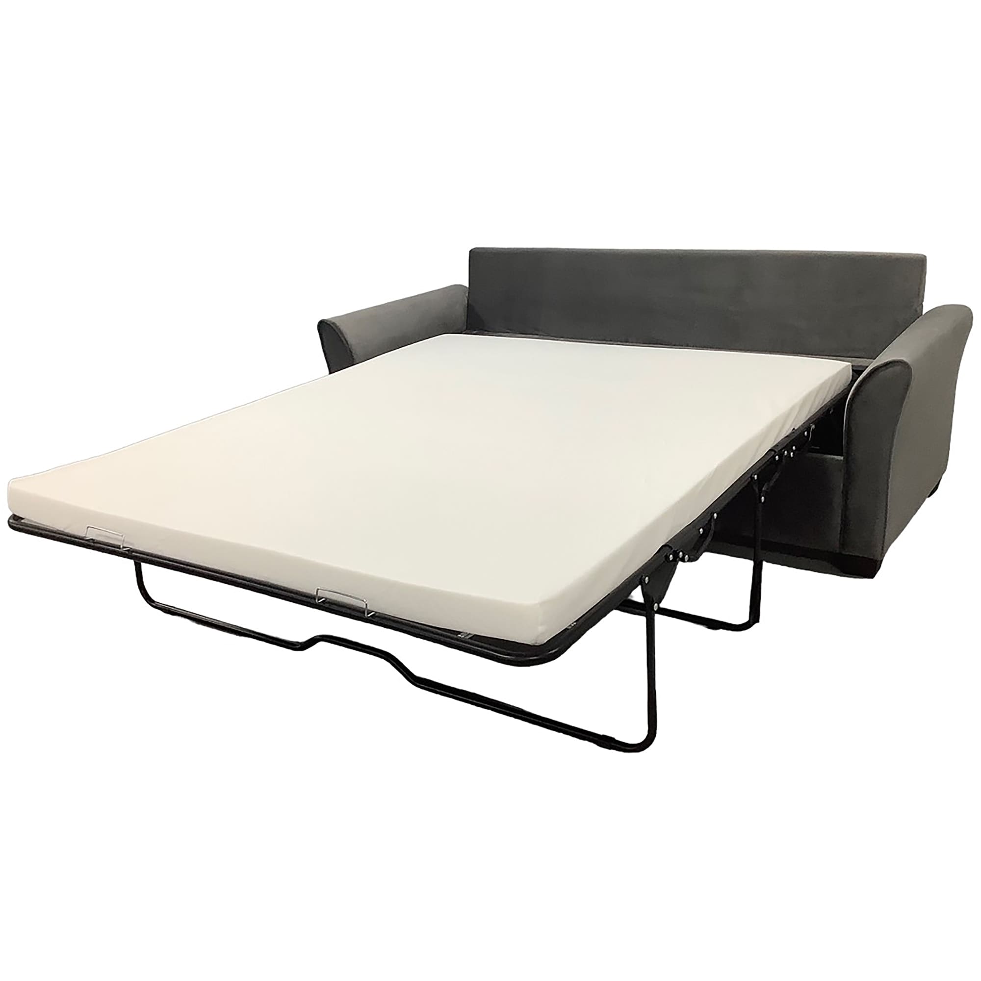 Primo Drake Full Sofa Bed - Velvet Grey, , hires
