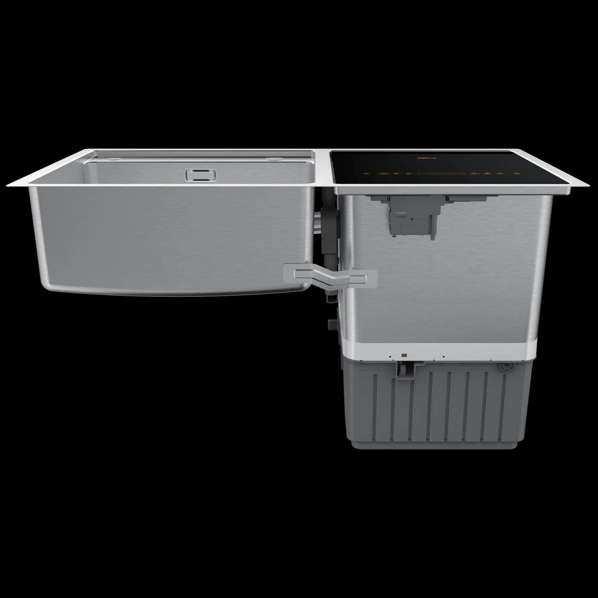 Fotile 2In1 InSink Dishwasher with 57.8 dBA Sound Level Stainless