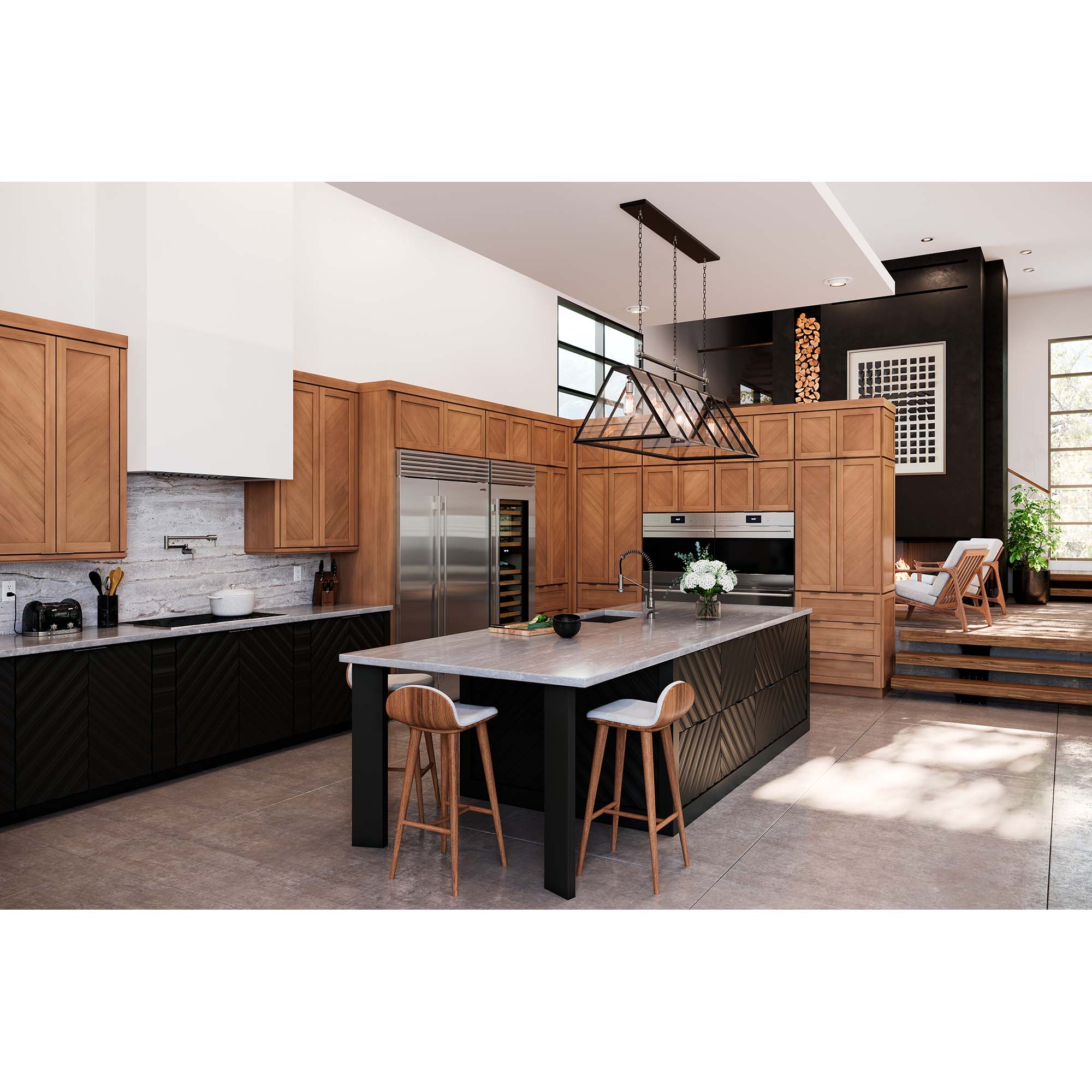 Wolf 34 in. Ducted Standard Style Range Hood with 2 LED Lights - Stainless Steel, , hires