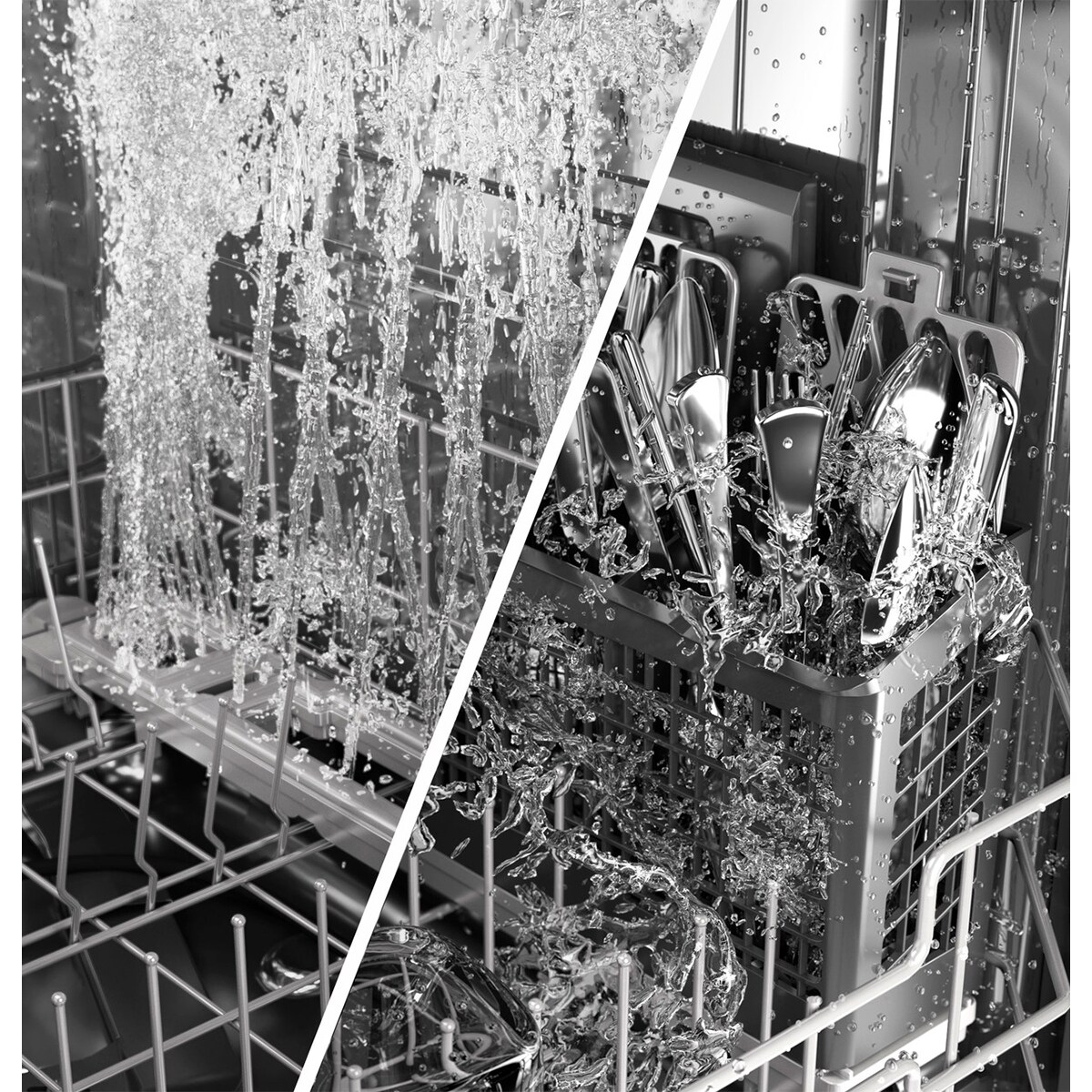 GE 24 in. Top Control Flush-Mount Dishwasher with 45 dBa Sound Level, 3rd-Rack, Dry Boost & Pocket Handle - Fingerprint Resistant Stainless, Fingerprint Resistant Stainless, hires