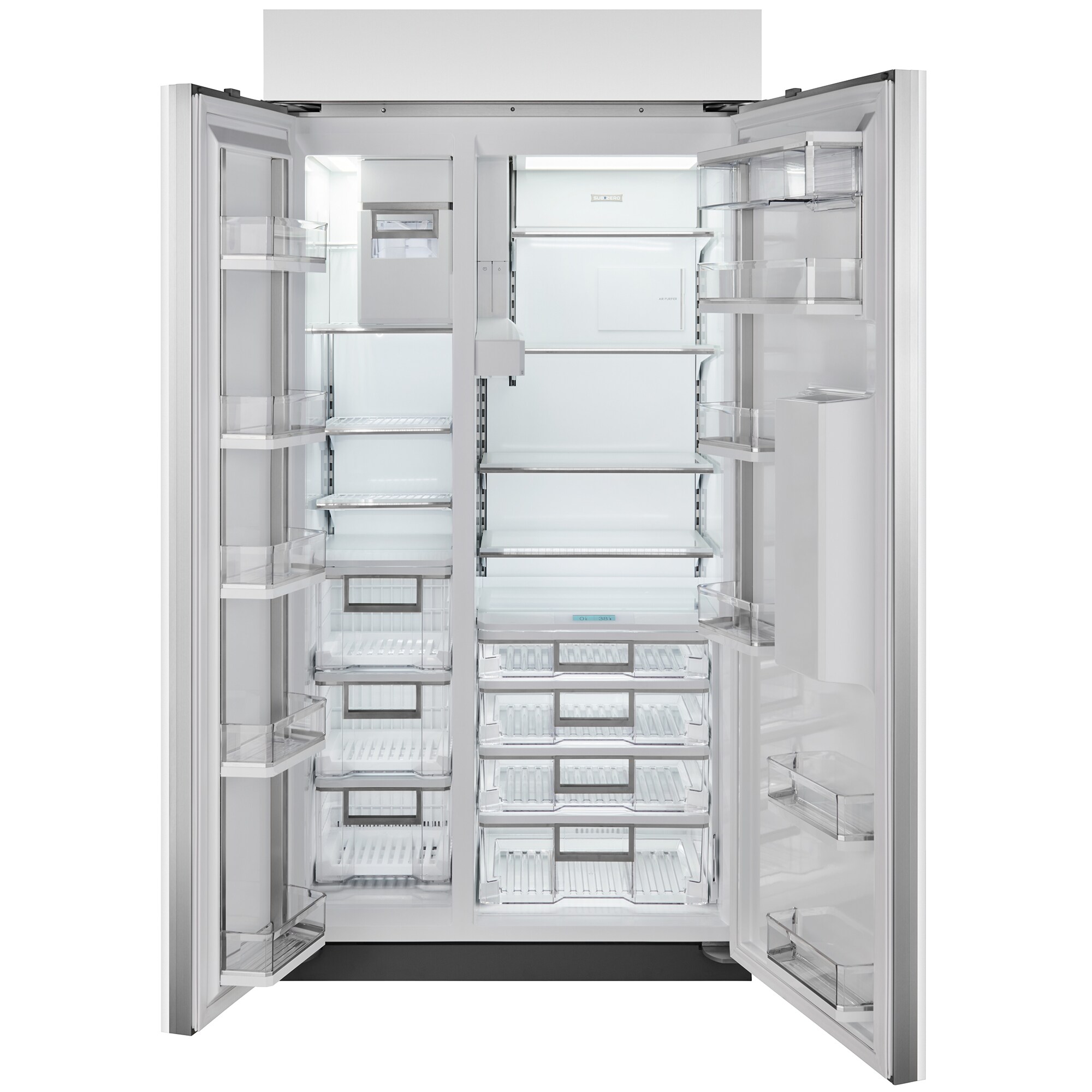 Sub-Zero Classic 42 in. 23.9 cu. ft. Built-In Smart Counter Depth Side-by-Side Refrigerator with Ice & Water Dispenser - Custom Panel Ready, , hires