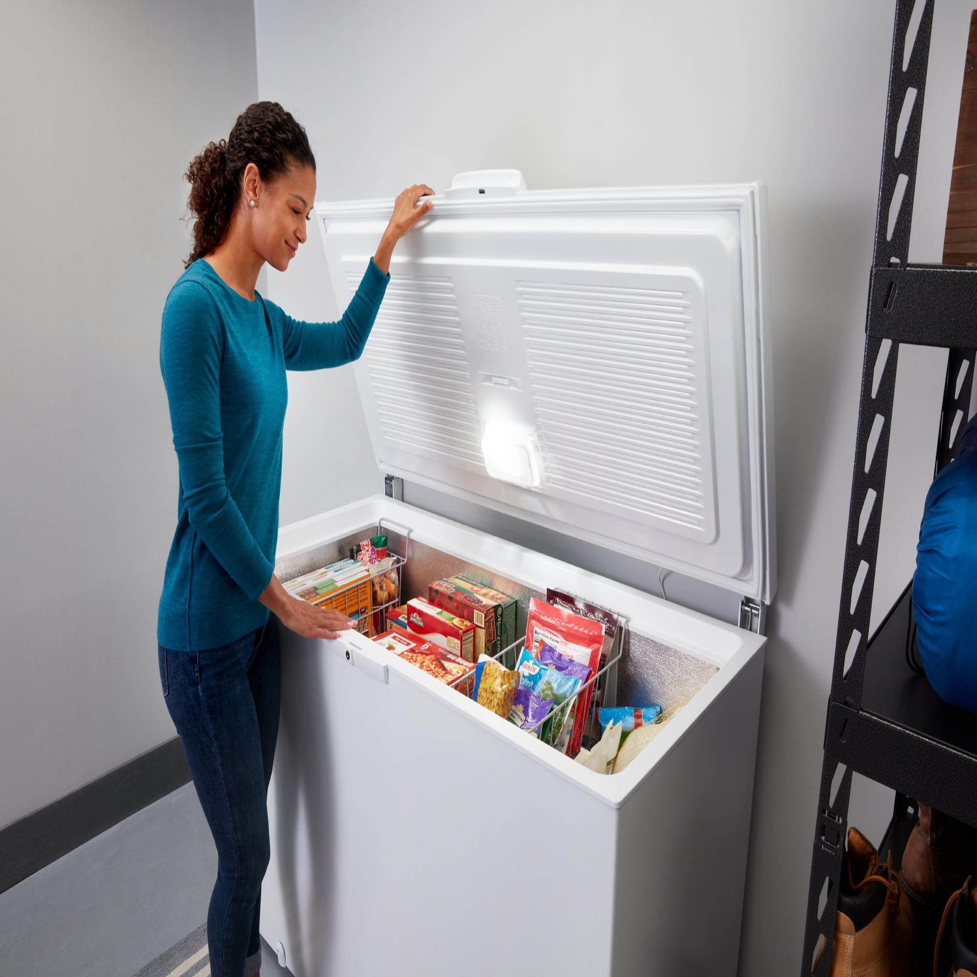 Maytag 55 in. 16.0 cu. ft. Garage-Ready Chest Freezer - White, , hires