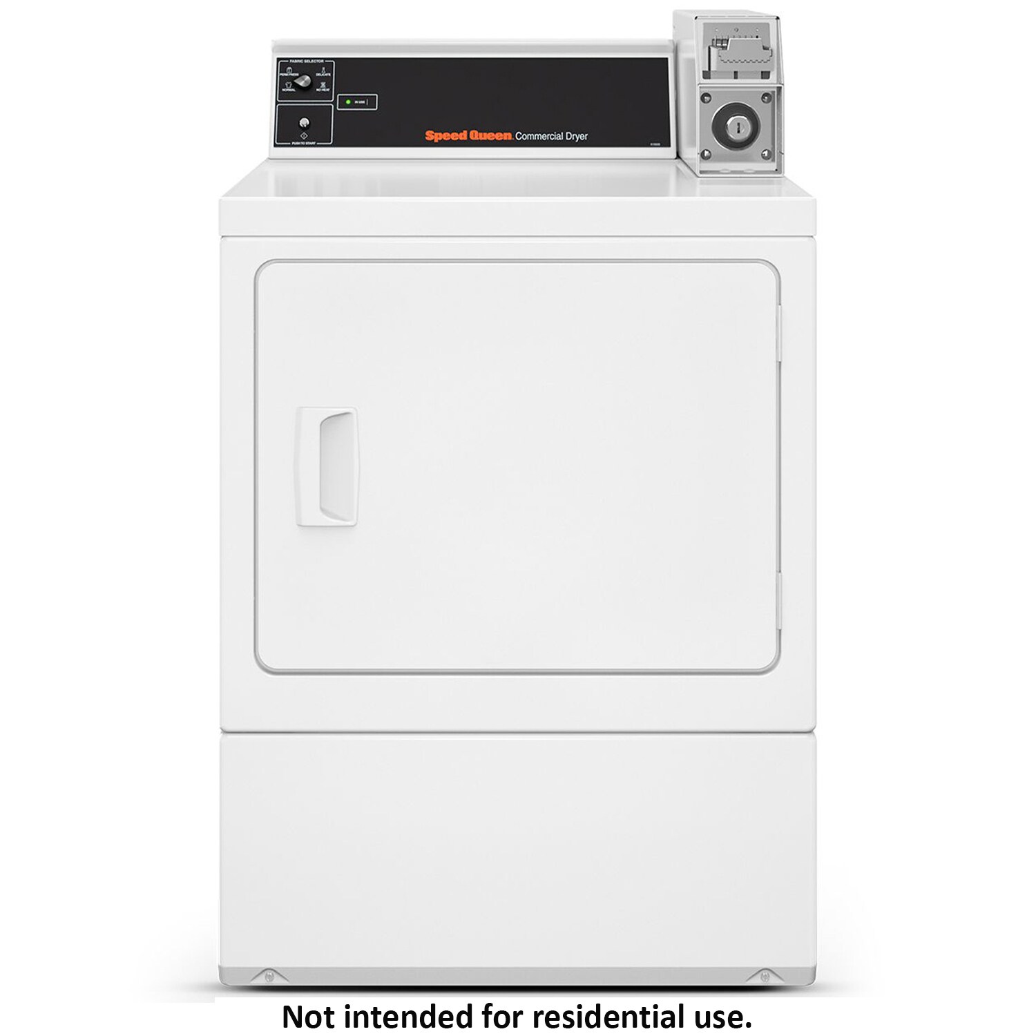 Speed Queen DV4 27 in. 7.0 cu. ft. Commercial Gas Dryer - White, , hires