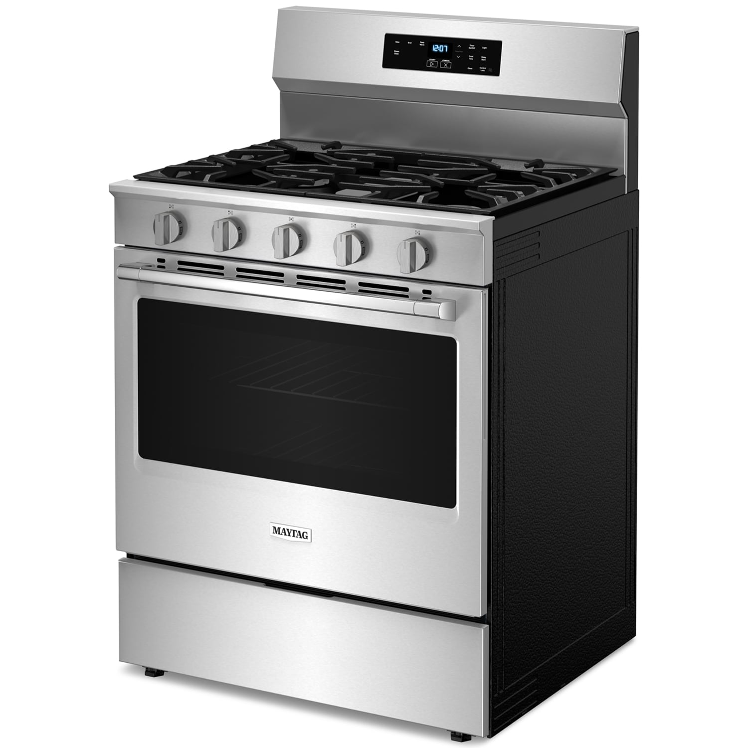 Maytag 30 in. 5 cu. ft. Gas Range with 5 Sealed Burners - Stainless Steel, Stainless Steel, hires