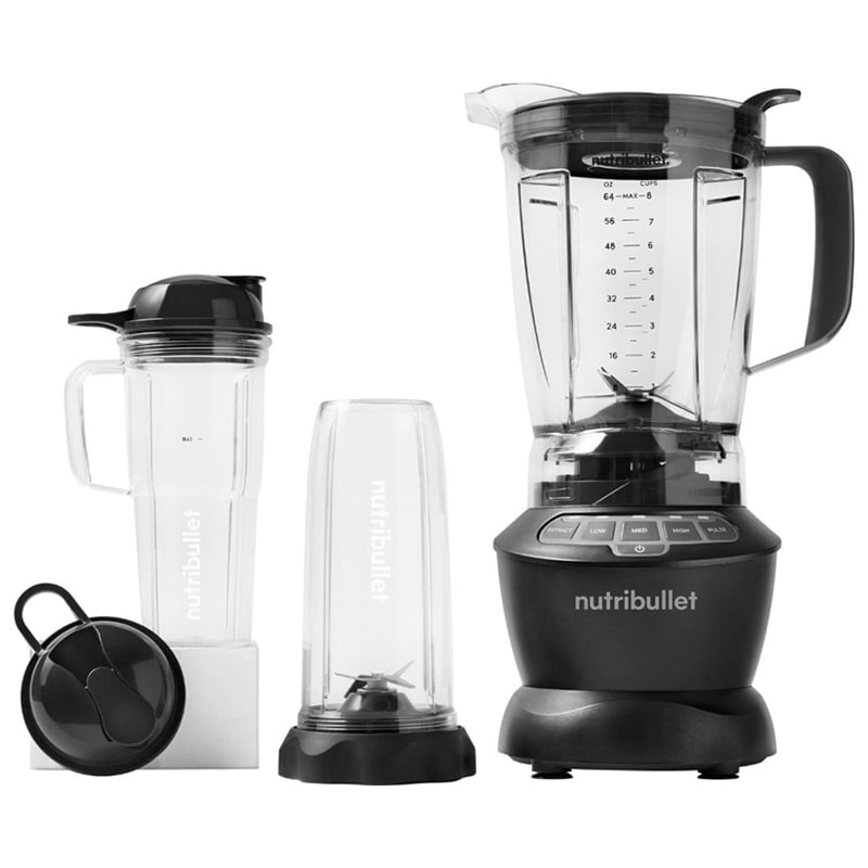 Nutribullet 64 Oz. Variable Speed Countertop Blender with Plastic Jar & Tamper - Matte Black, , hires