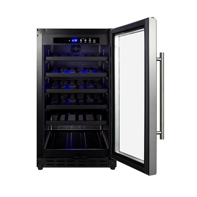 Summit 18 in. Undercounter Wine Cooler with Single Zone & 34 Bottle