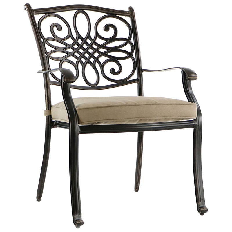 Hanover Traditions 11-Piece Dining Set-Tan, Tan, hires