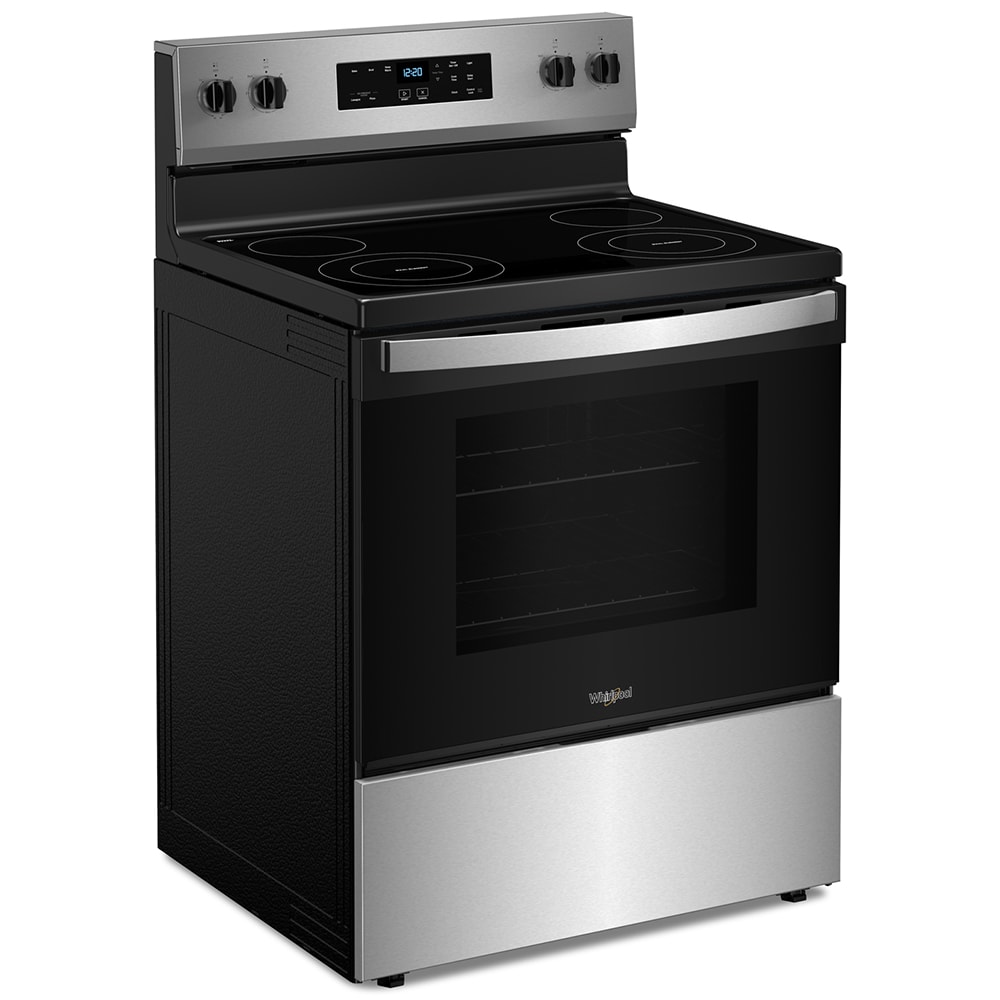 Whirlpool 30 in. 5.3 cu. ft. Electric Range with Radiant Burners - Stainless Steel, Stainless Steel, hires