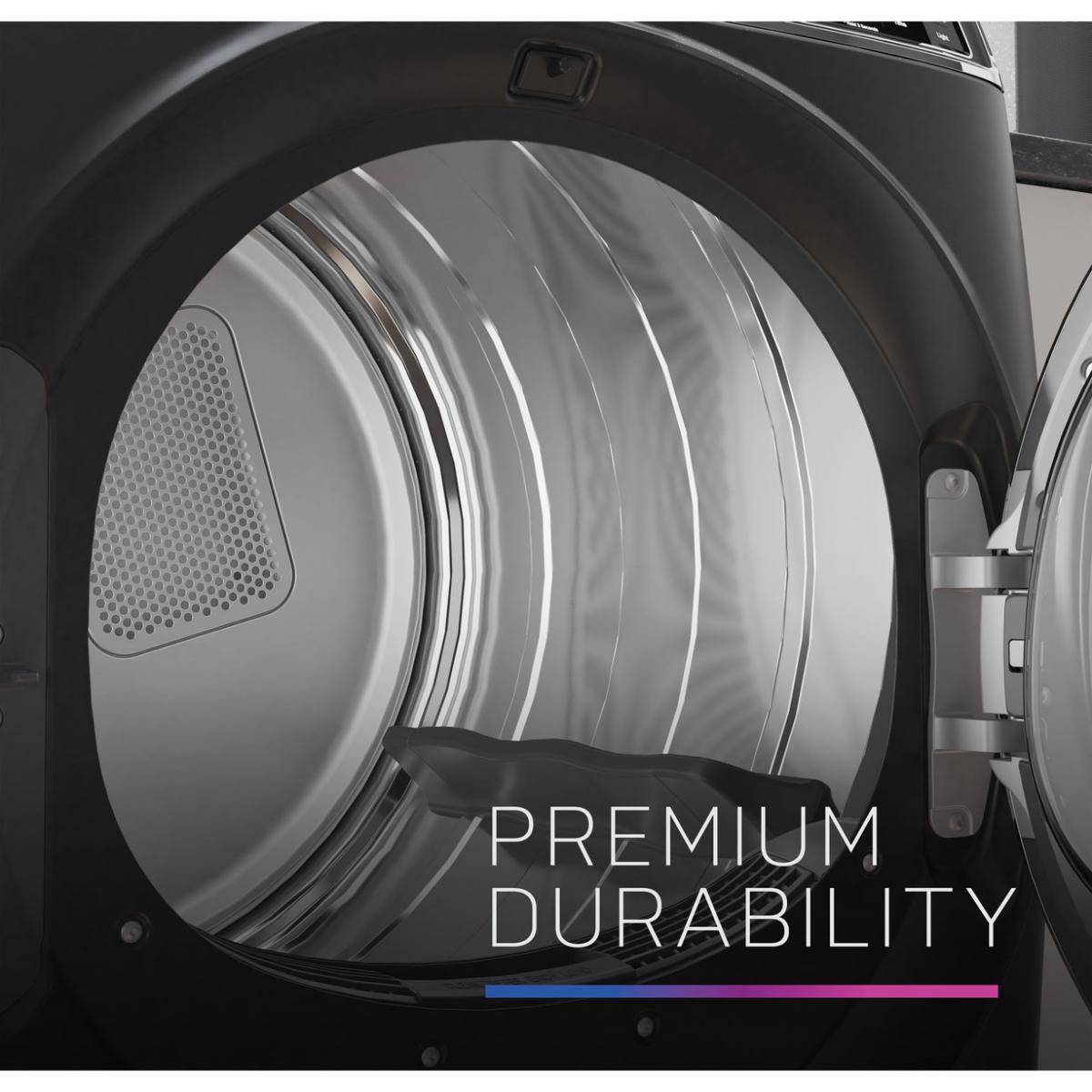 GE 28 in. 7.8 cu. ft. Smart Stackable Electric Dryer with Sensor Dry, Sanitize & Steam Cycle - Carbon Graphite, , hires