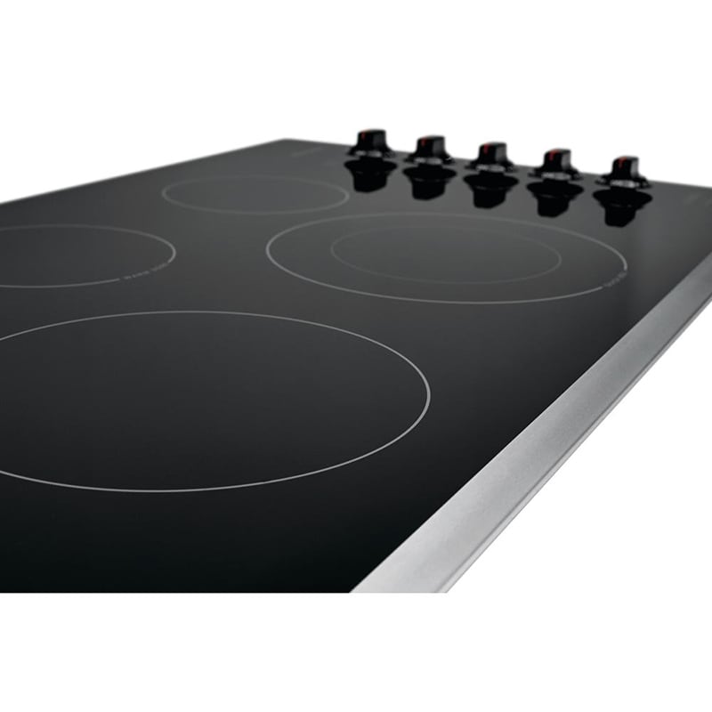 Frigidaire 36 in. 5-Burner Electric Cooktop with Simmer Burner & Power Burner - Stainless Steel, , hires