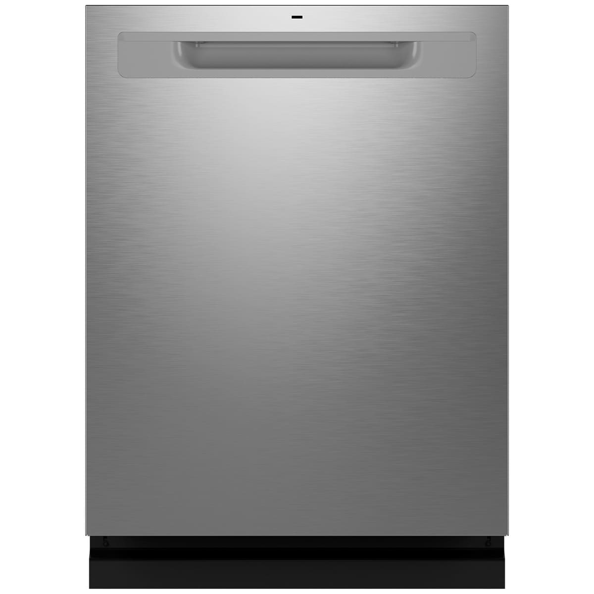 GE 24 in. Top Control Flush-Mount Dishwasher with 45 dBa Sound Level, 3rd-Rack, Dry Boost & Pocket Handle - Fingerprint Resistant Stainless, Fingerprint Resistant Stainless, hires