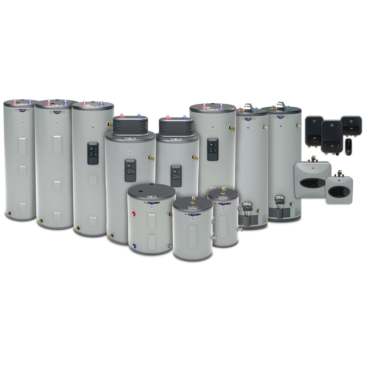 GE RealMax Platinum LP Gas 40 Gallon Tall Water Heater with 12-Year Parts Warranty, , hires