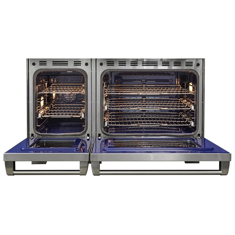 Wolf 48 in. 7.8 cu. ft. Smart Dual Convection Double Oven Dual Fuel Range with 8 Sealed Burners - Stainless Steel, , hires