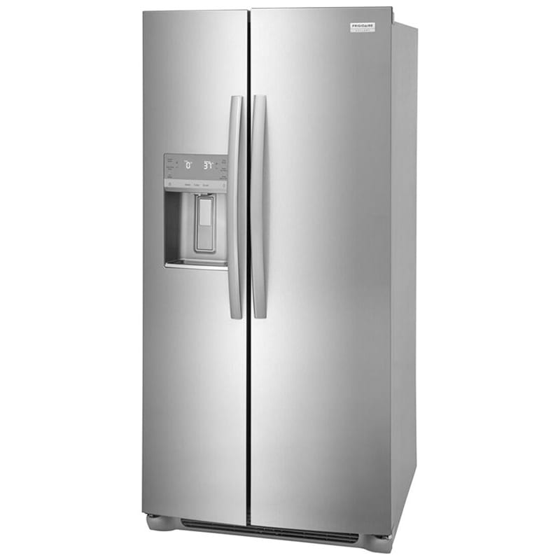 Frigidaire Gallery 36 in. 22.3 cu. ft. Counter Depth Side by Side Refrigerator with Ice & Water Dispenser - Stainless Steel, Stainless Steel, hires