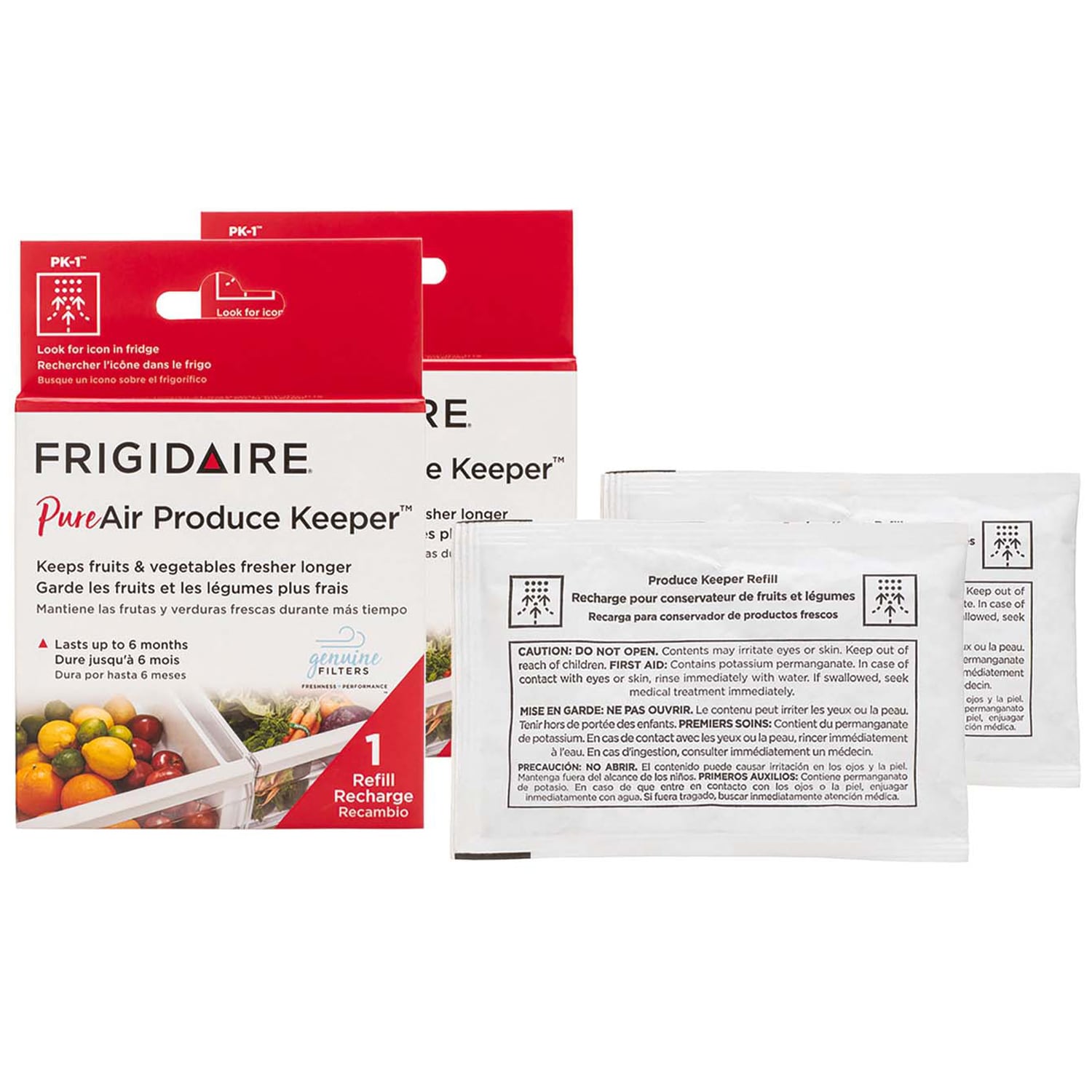 Frigidaire Water and Air Filter Combo Kit with Produce Keeper, , hires