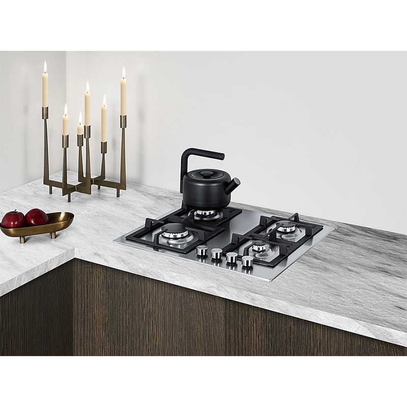 Summit 24 in. 4Burner Natural Gas Cooktop with Power Burner