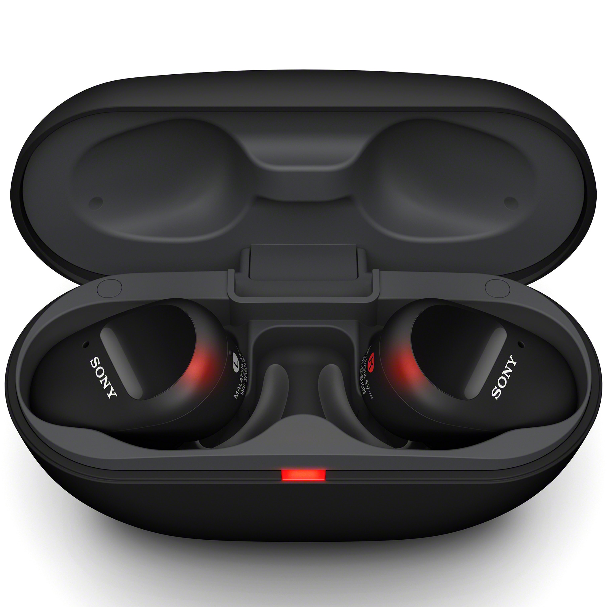 Sony - WF-SP800N/B True Wireless Noise-Cancelling In-Ear Headphones - Black, , hires