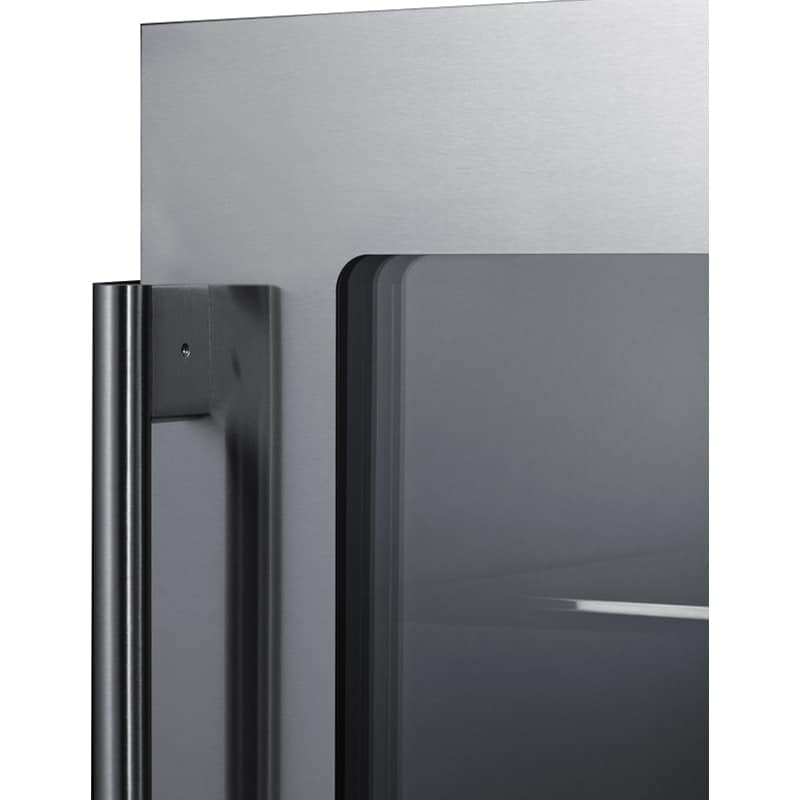 Summit 15 in. Built-In/Freestanding 1.9 cu. ft. Compact Bevrage Center with Adjustable Shelves & Digital Control - Stainless Steel, , hires