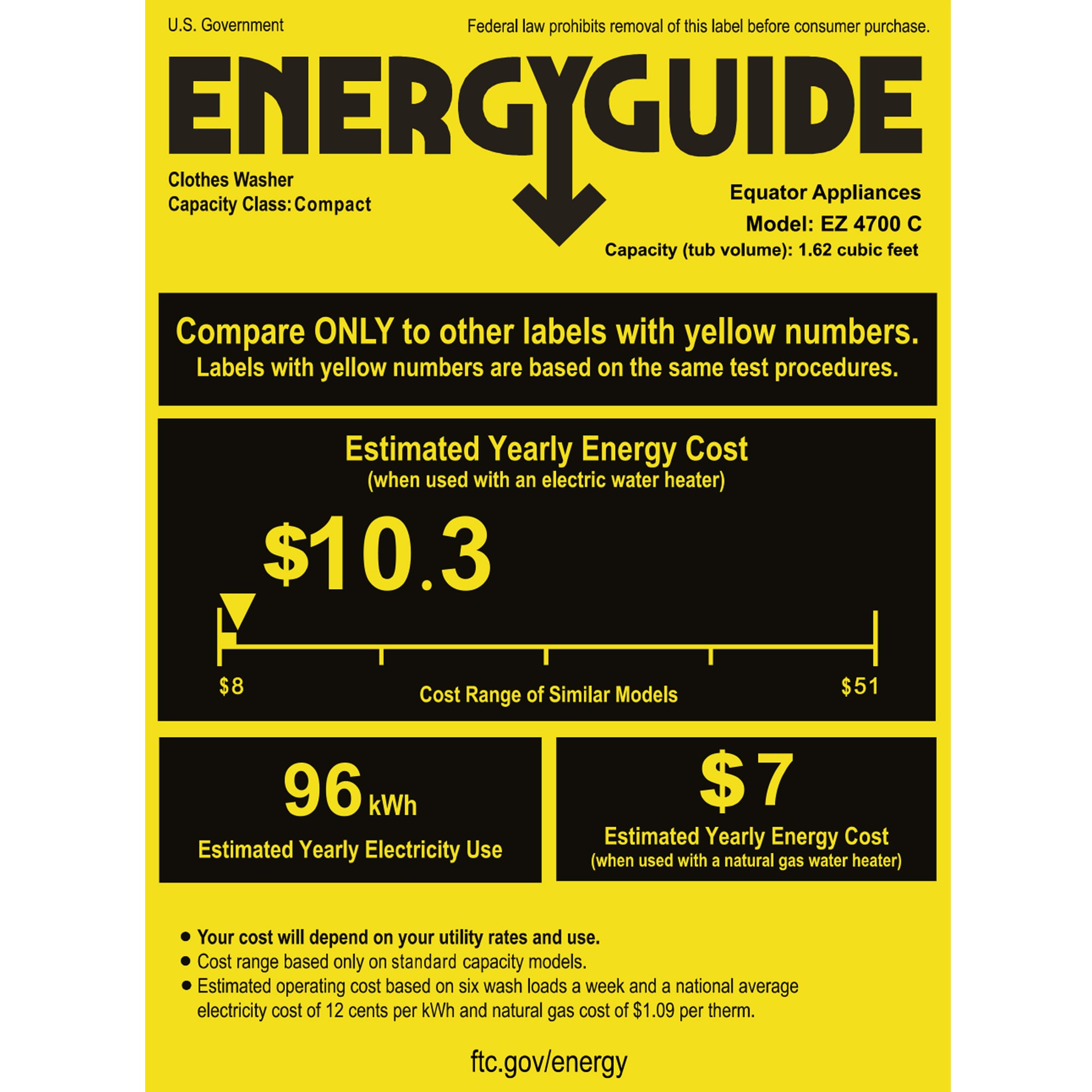 Equator 24 in. 1.6 cu. ft. Electric Front Load Ventless All-in-One Laundry Center with Sanitize Cycle & Sensor Dry - White, White, hires
