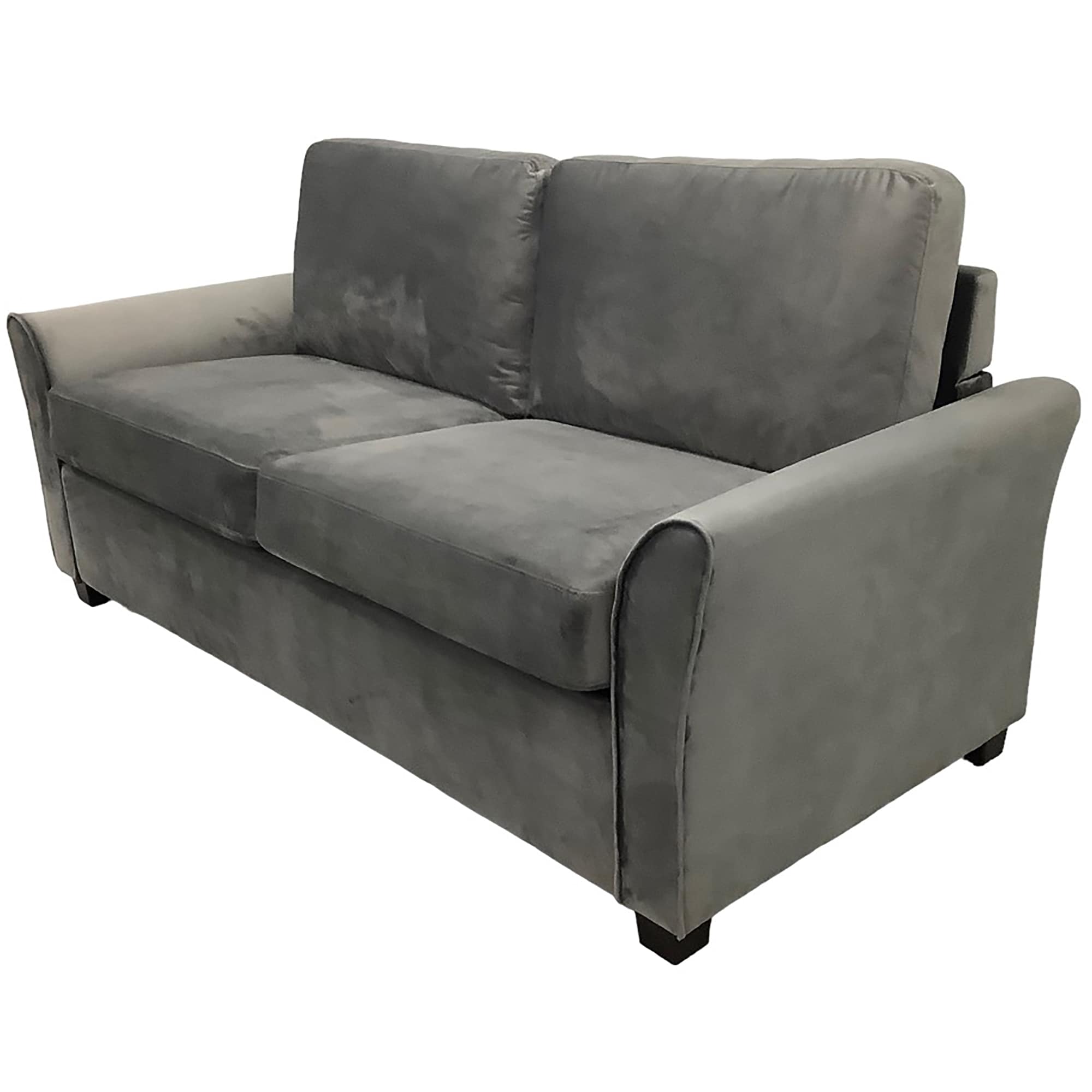 Primo Drake Full Sofa Bed - Velvet Grey, , hires