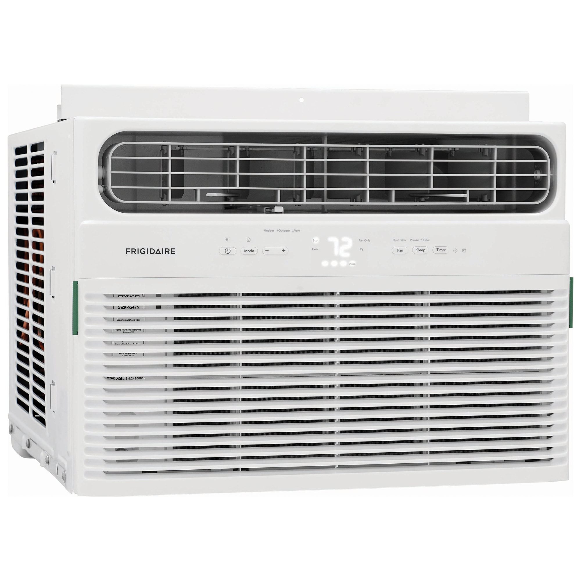 Frigidaire 10,000 BTU 115V Smart Window Air Conditioner with 3 Fan Speeds, Sleep Mode & Remote Control - White, , hires