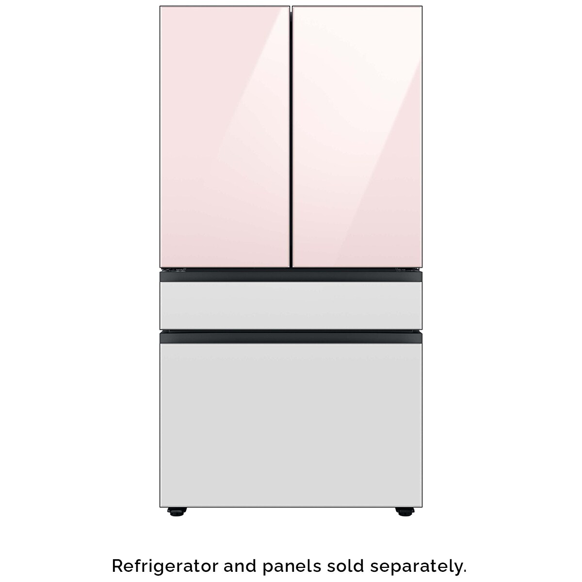 Samsung BESPOKE 4-Door French Door Middle Panel for Refrigerators - White Glass, , hires