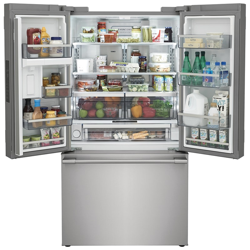 Frigidaire Professional 36 in. 23.3 cu. ft. Counter Depth French Door Refrigerator with Internal Water Dispenser - Stainless Steel, , hires