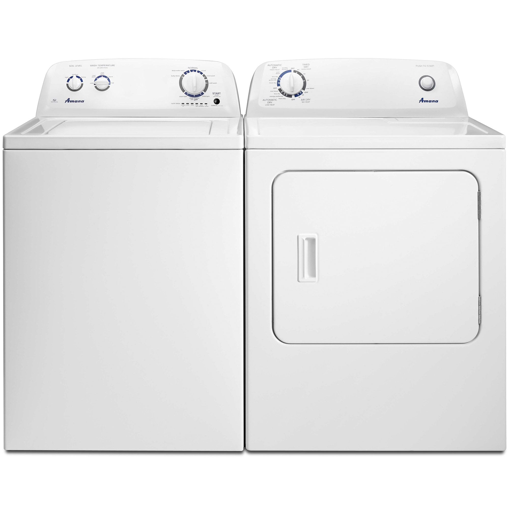 Amana 29 in. 6.5 cu. ft. Electric Dryer with Wrinkle Prevent Option - White, , hires