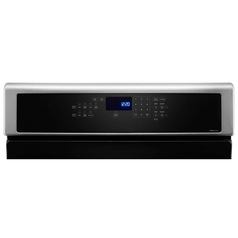 Whirlpool 30 in. 6 cu. ft. True European Convection Double Oven Gas Range with 5 Sealed Burners - Stainless Steel, Stainless Steel, hires