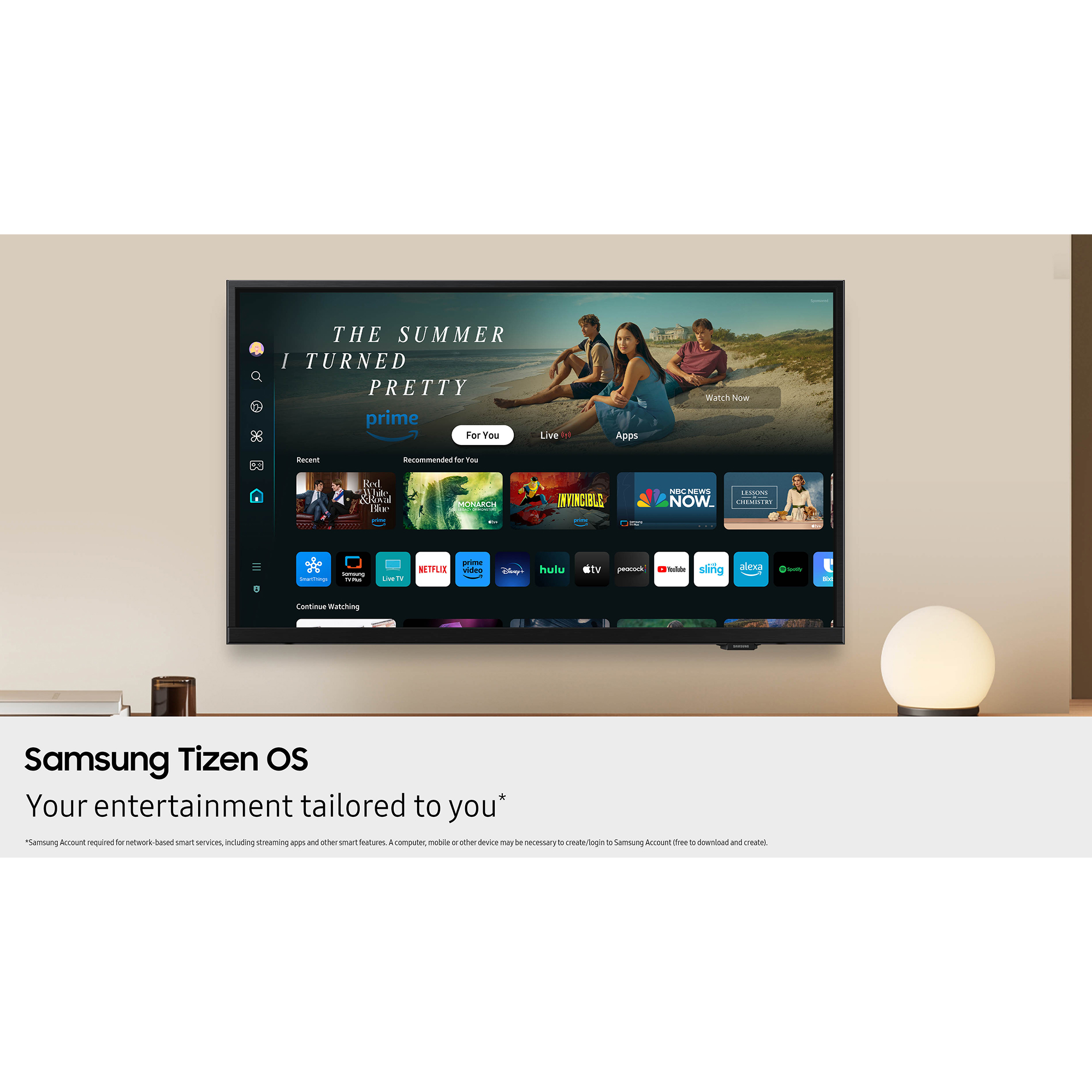 Samsung - 32" Class F6000F LED Full HD Smart Tizen TV, , hires