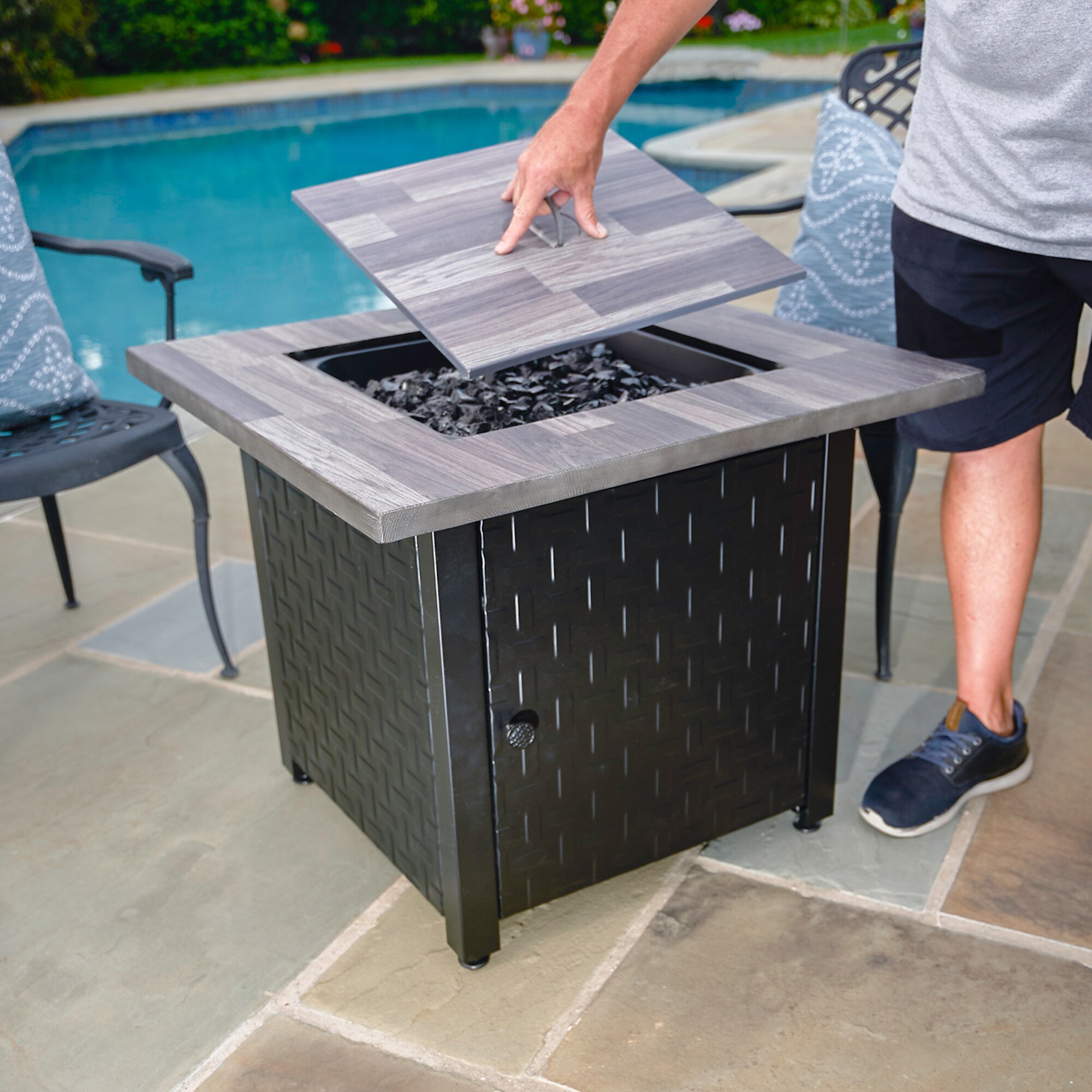 Endless Summer Lancaster LP Gas Outdoor Fire Pit, , hires