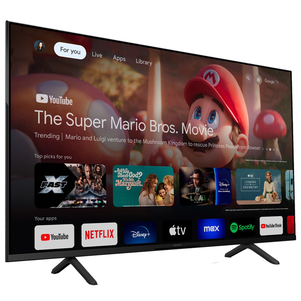 Sony - 43" Class Bravia 3 LED 4K UHD Smart Google TV, , hires