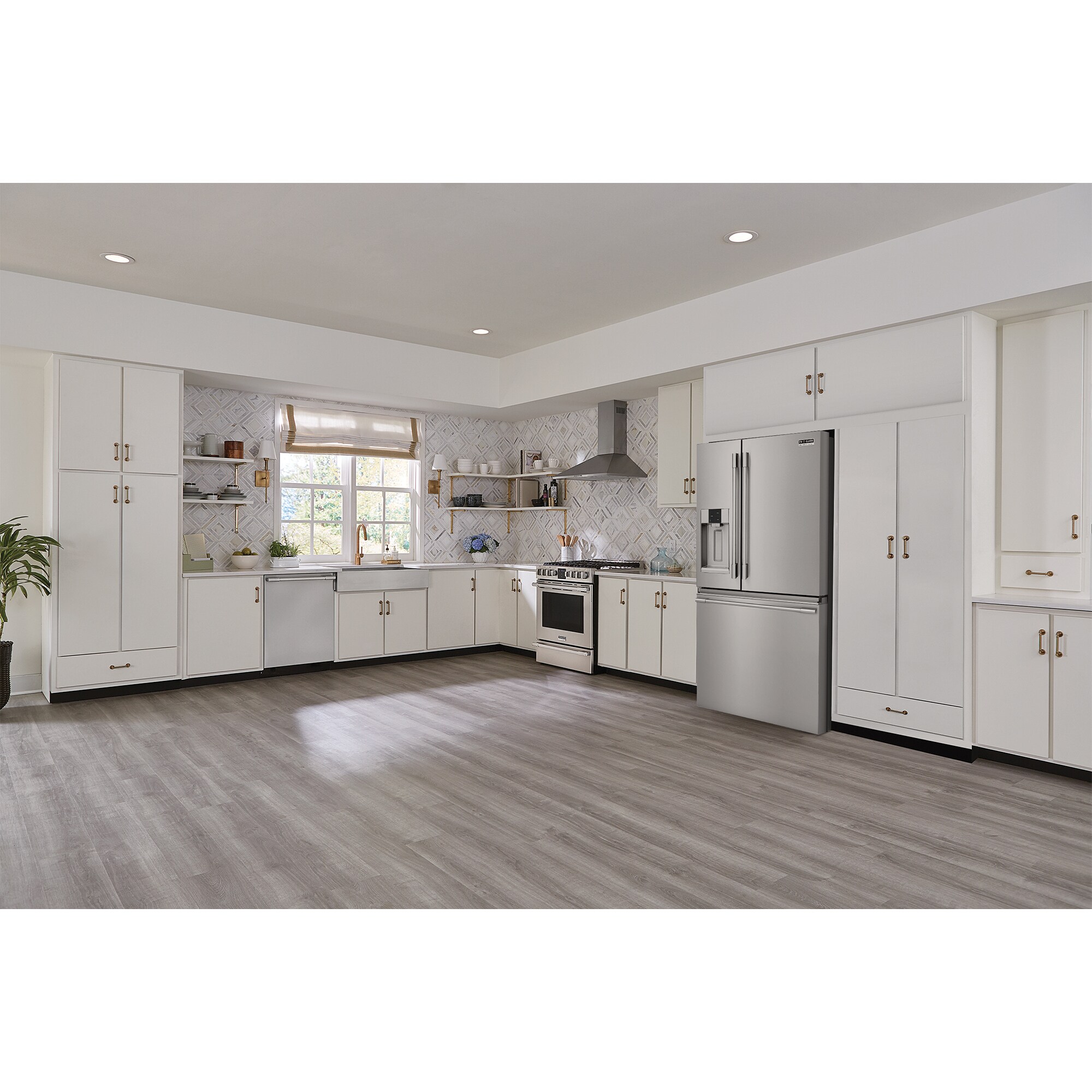 Frigidaire Professional 36 in. 27.8 cu. ft. French Door Refrigerator with Ice & Water Dispenser - Stainless Steel, , hires