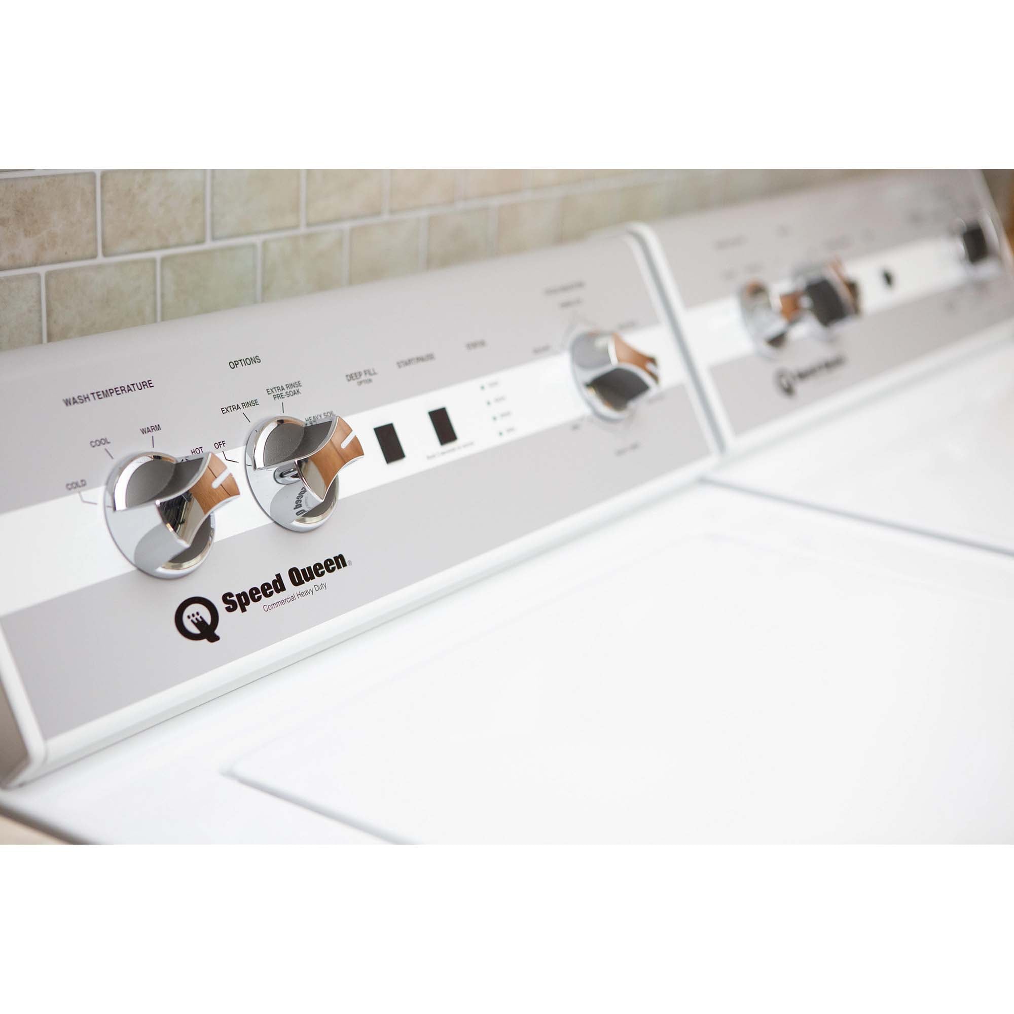 Speed Queen TC5 26 in. 3.2 cu. ft. Top Load Washer with Agitator & Classic Clean - White, White, hires